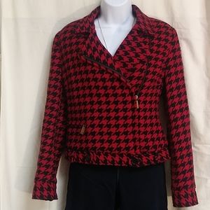 Tommy Hilfiger Red/Black Jacket Size 8